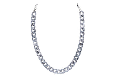 Glasses chain in gray (plastic / 65cm)